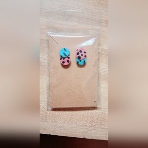 Colorful Polka Dot Earrings